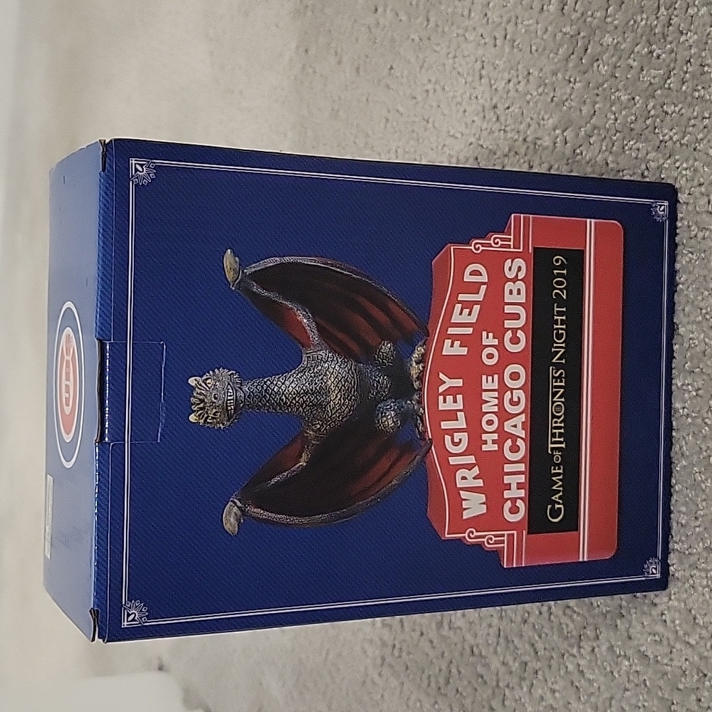 Wrigley Field Chicago Cubs Game of Thrones Night 2019 Bobblehead Dragon with Box